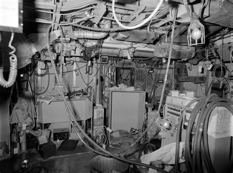 An Interior View Of The Combat Information Center On The Guided Missile