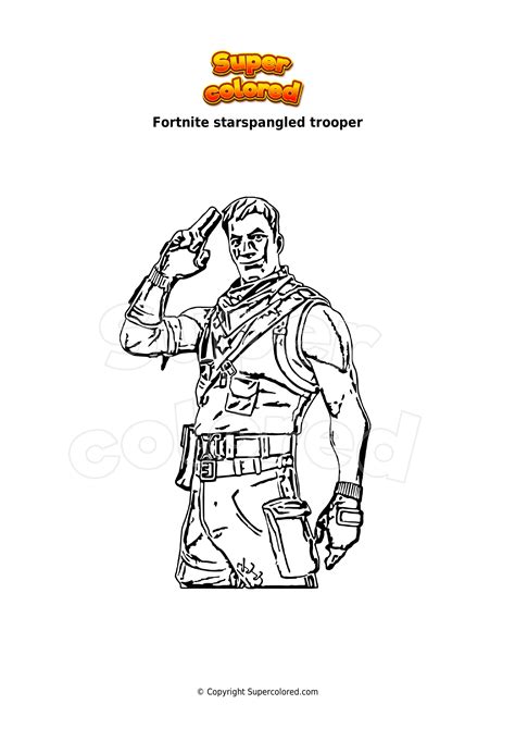 Disegno Da Colorare Fortnite Trooper Supercolored The Best Porn Website