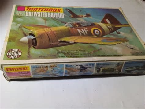 Aircraft & Spacecraft - 1974 Matchbox Scale 1:72 Brewster Buffalo Model Kit for sale in ...