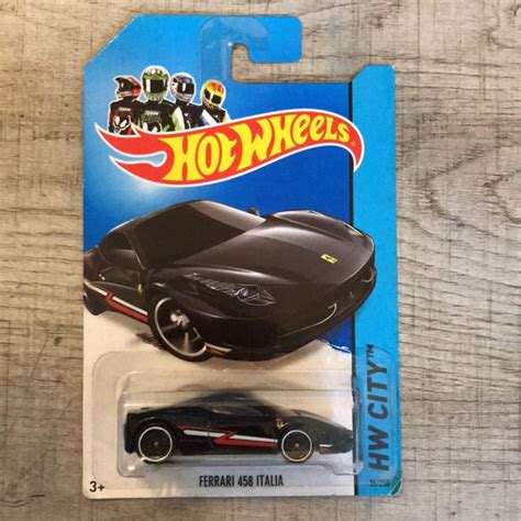 HOT WHEELS Ferrari 458 Italia HW City Shopee Malaysia