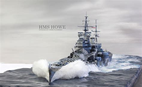 Hms Howe By Chris Flodberg Scale Model Ships Model Boats Model Warships