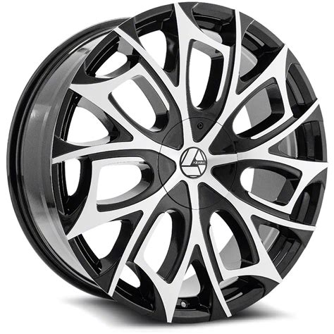 Azara Jeep Renegade AZA 512 Gloss Black And Machined Wheel 22x8 5