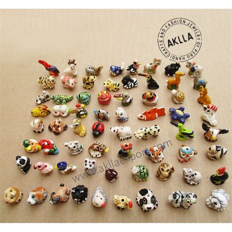 Ceramic Animal Figurines. Miniatures | AKLLA EXPORT