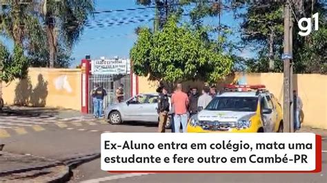 Assassino Diz Que Não Conhecia Vítimas Baleadas Em Colégio No Paraná