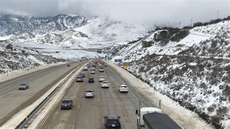 Grapevine reopens after snow, accidents force closure stranding thousands