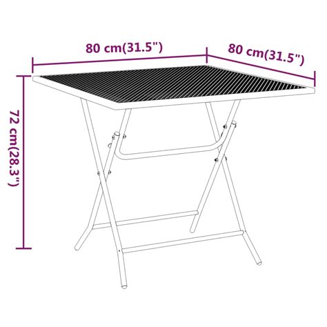 Gartentisch X X Cm Streckmetall Anthrazit Weddig