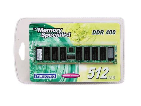 Transcend 512MB ECC Registered DDR 400 PC 3200 Server Memory Model