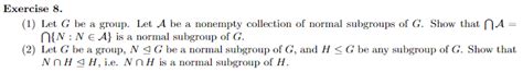 Solved Exercise 8 1 Let G Be A Group Let A Be A Nonempty