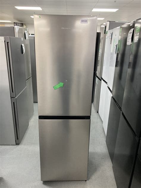 Hisense RB327N4BCE 50 50 Frost Free Fridge Freezer Stainless Steel