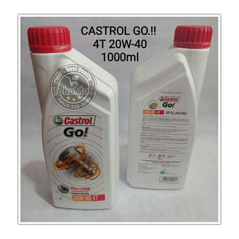 Jual Oli Castrol Activ Go T Sae W Liter L Oli Pelumas Motor