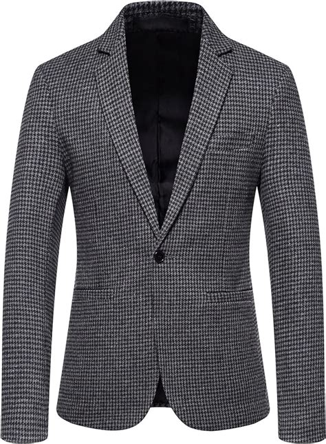 Generisch Herren Sakko Jacket Blazer Anzug Herren Regular Fit Blazer