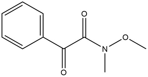 Benzeneacetamide N methoxy N methyl α oxo 141694 25 9