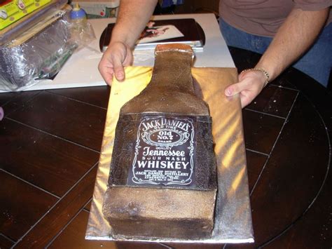 Jack Daniels Bottle Cake