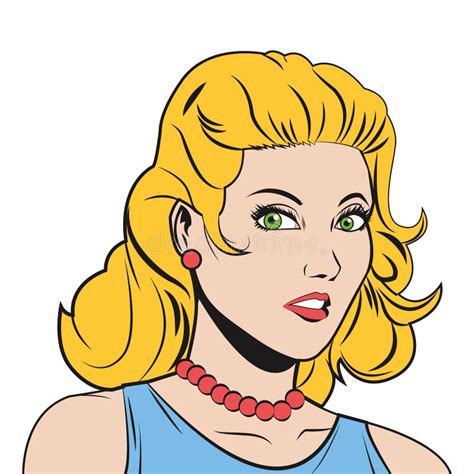 Assez Blonde De Dessin Fille Stock Illustrations Vecteurs Clipart Stock Illustrations