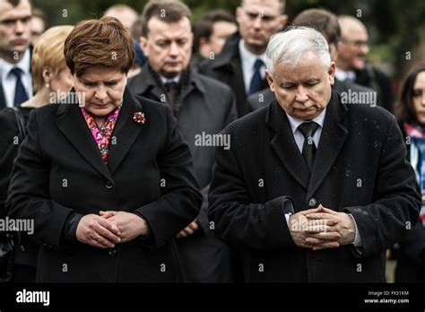 Warsaw Poland Th Apr Polish Prime Minister Beata Szydlo L