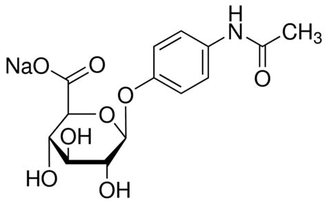 p Acetamidophenyl β D glucuronide sodium salt analytical standard