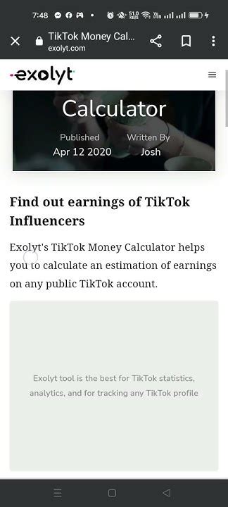 How To Calculate Earnings On Tiktok Tiktok Calculator Money Shorts Shortsvideo Tiktok Youtube