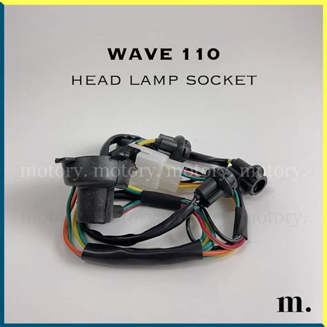 Honda Wave Head Lamp Socket W Wave Shopee Malaysia