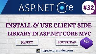 How To Install And Use Bootstrap In Asp Net Core Add Client Side