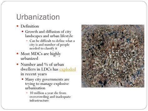 Definition Of Urbanization Ap Human Geography - DEFINITION HJO