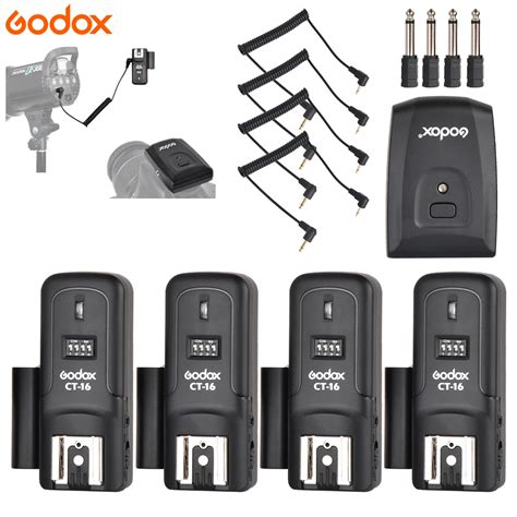 Godox disparador de Flash de vídeo inalámbrico CT 16 16 canales