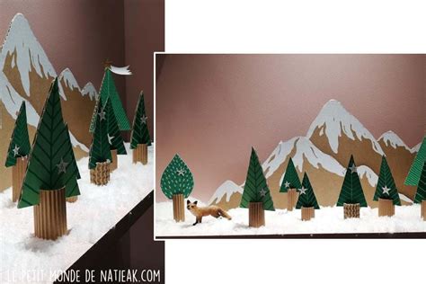 Diy Winterlandschaft Basteln Aus Papier Und Holz Artofit