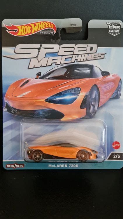 Hot Wheels Neu 2023 Speed Machines McLaren 720S Kaufen Auf Ricardo
