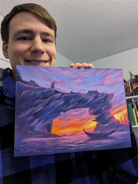 I Painted Solitude Hope You Guys Enjoy 😄 Rskyrim