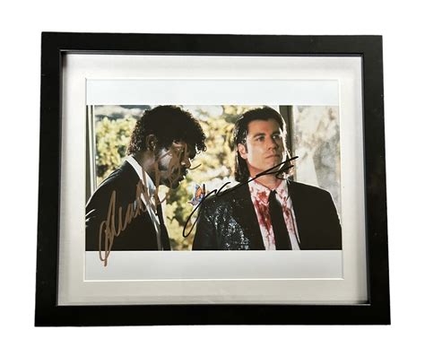 Pulp Fiction Cast Signed and Framed Photograph - CharityStars