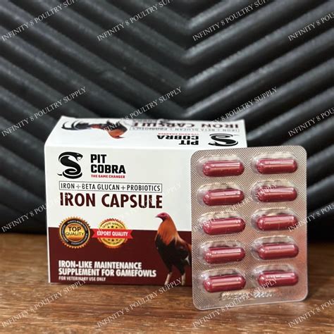 Pit Cobra Iron Capsule Capsules Per Banig Shopee Philippines