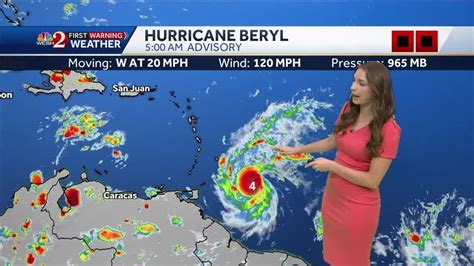 Beryl Nears Landfall As An Extremely Dangerous Hurricane Nhc Says