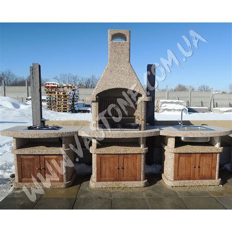 Камин барбекю "Сицилия" с фасадом купить от 24750 грн. в интернет ...