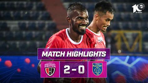 Match Highlights Northeastunited Fc 2 0 Kerala Blasters Fc Mw 21