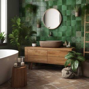 Stunning Modern Green Tile Bathroom Designs You Ll Love K