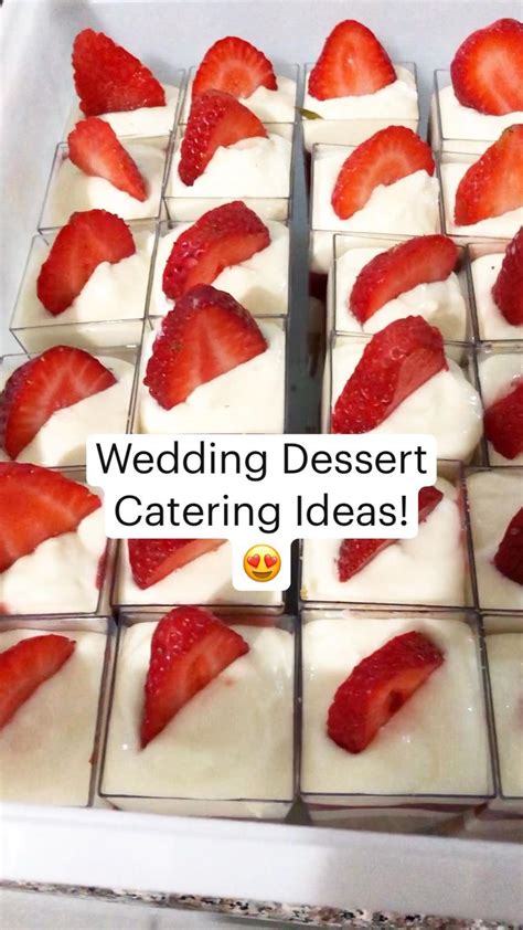 Wedding Dessert Catering Ideas! 😍#weddingdesserts #dessertbar # ...