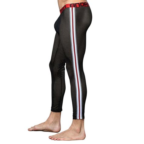 Andrew Christian Legging Almost Naked Compétition Mesh Noir INDERWEAR
