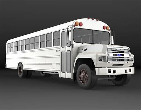 Carpenter School Bus 3D model | CGTrader