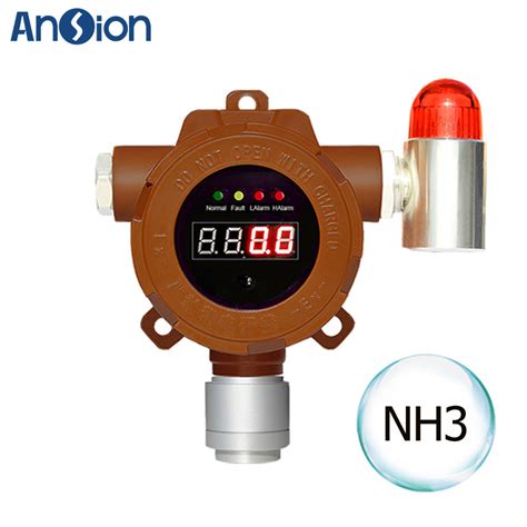 Nh Gas Detector Ammonia Fixed Gas Detector Nh Sensor Alarm Ma