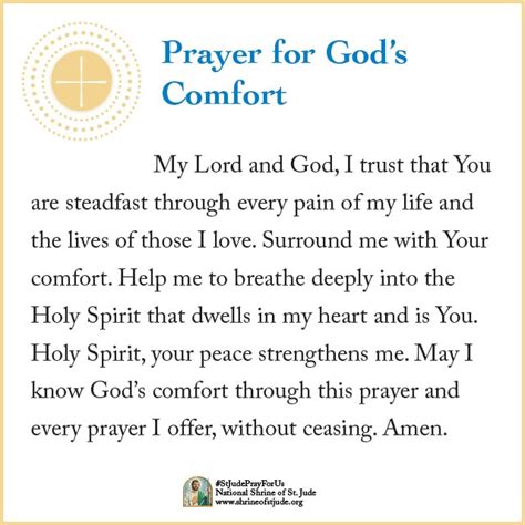 Find Comfort in God | The National Shrine of Saint Jude