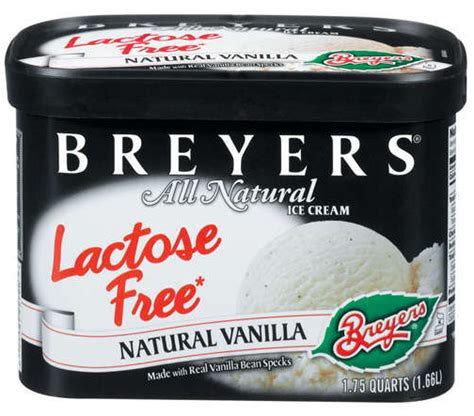 Breyers Lactose Free Ice Cream | Lactose free ice cream, Lactose free ...