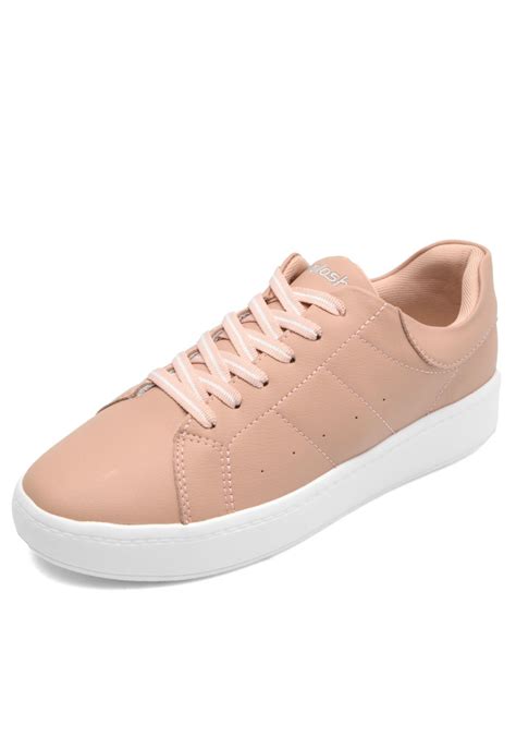 Tênis Flatform Kolosh Pespontos Nude Compre Agora Dafiti Brasil