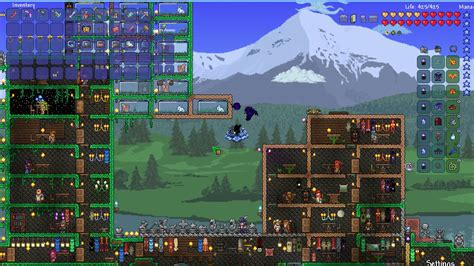 Lets Play Terraria Placing Terrariums Youtube