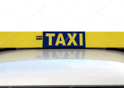 Señal de taxi fotografía de stock claudiodivizia 7243008