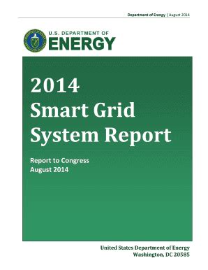 Fillable Online Energy Smart Grid System Report Fax Email Print