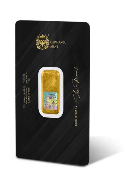 CAST BAR Hologram 1 Oz GOLD Germania 2023