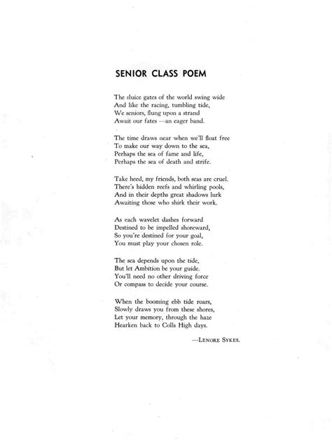 Class Poems