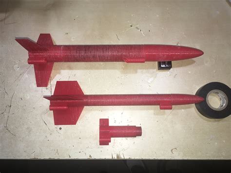 3D Printed Model Rocket