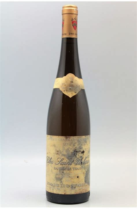 Zind Humbrecht Alsace Grand Cru Riesling Rangen De Thann Clos Saint