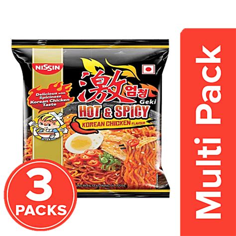Buy Nissin Geki Hot Spicy Korean Chicken Flavoured Ramen Instant