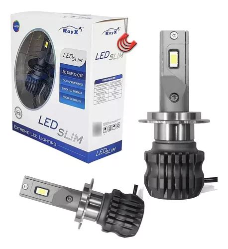 Kit Ultra Led Slim Duplo Csp Rayx H Lumens W K